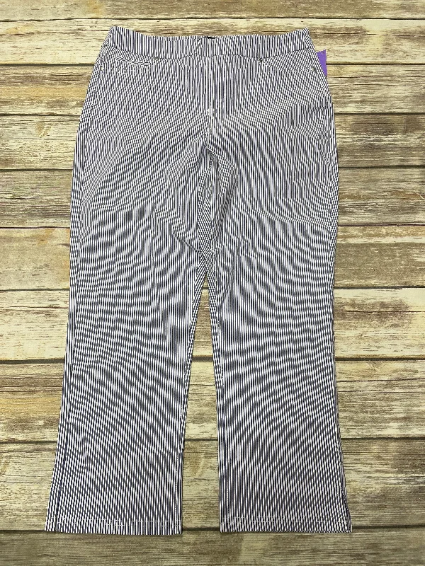 Slim-fit chinos for modern business casual -Striped Pattern Pants Other Mario Serrani, Size M