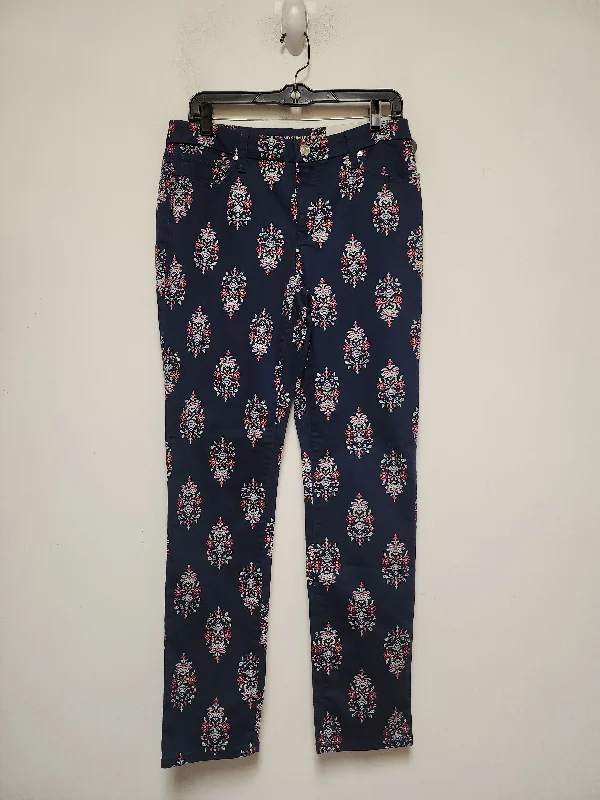 Durable denim pants for long-lasting everyday use -Floral Print Pants Other Chicos, Size 4