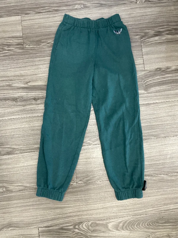 Tailored wool pants for sharp winter dressing -Green Pants Lounge Hollister, Size Xs