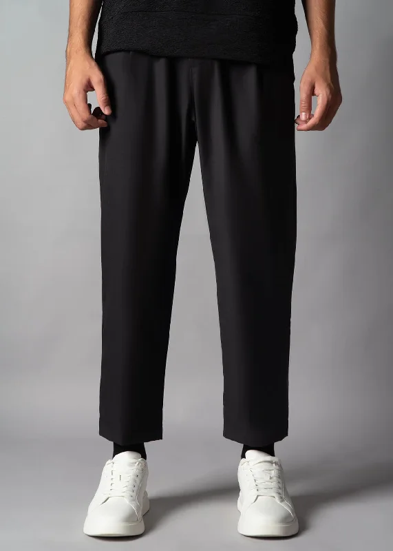 Slim-fit dress pants for sharp evening events -School Daze Black: Boxer Fit