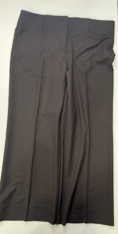 Stylish flare pants for retro party looks -Brown Pants Work/dress Style And Company NWT, Size 18