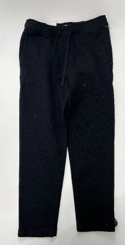 Warm flannel pants for chilly morning lounging -Black Pants Cargo & Utility Zara NWT, Size 4