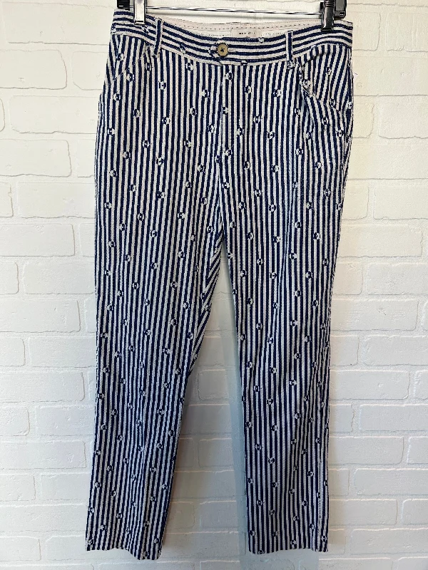 Casual khaki pants for weekend errand runs -Blue & White Pants Other Anthropologie, Size 6