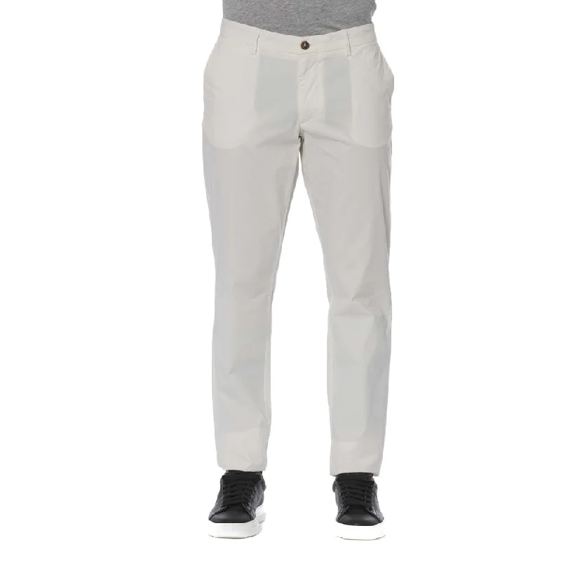 High-performance ski pants for snowy mountain slopes -Trussardi Jeans Chic  Cotton Blend Men's Trousers