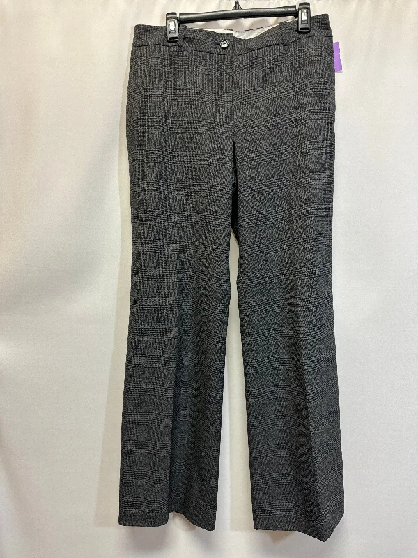 Breathable cotton pants for all-day summer ease -Grey Pants Dress Ann Taylor, Size 10