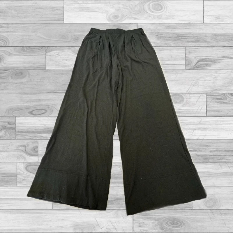 Rugged work pants for construction job durability -Black Pants Wide Leg Free People, Size Xl