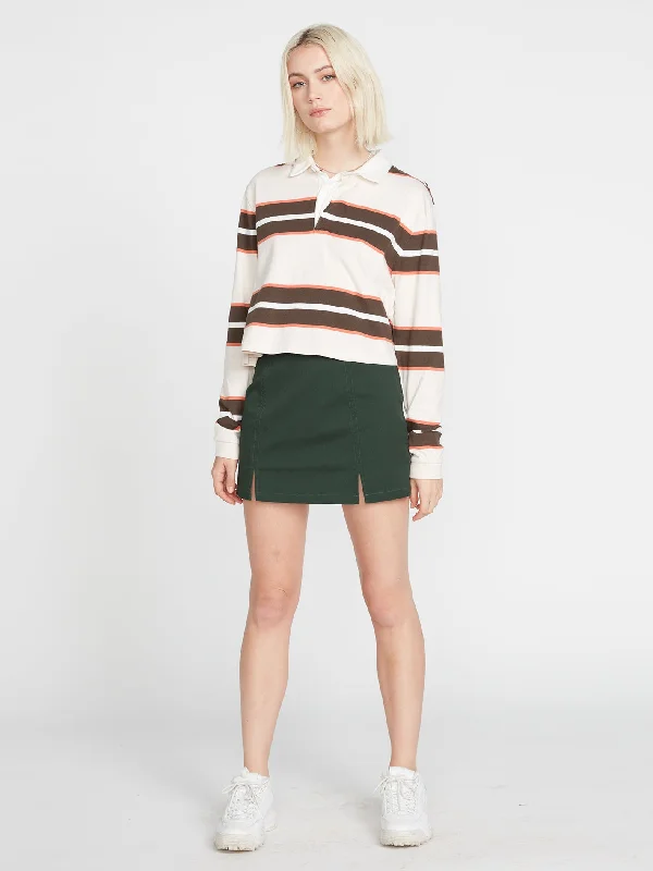 Stretchy mini skirts for flexible movement -Coco Ho Frochickie Skirt - Dark Pine