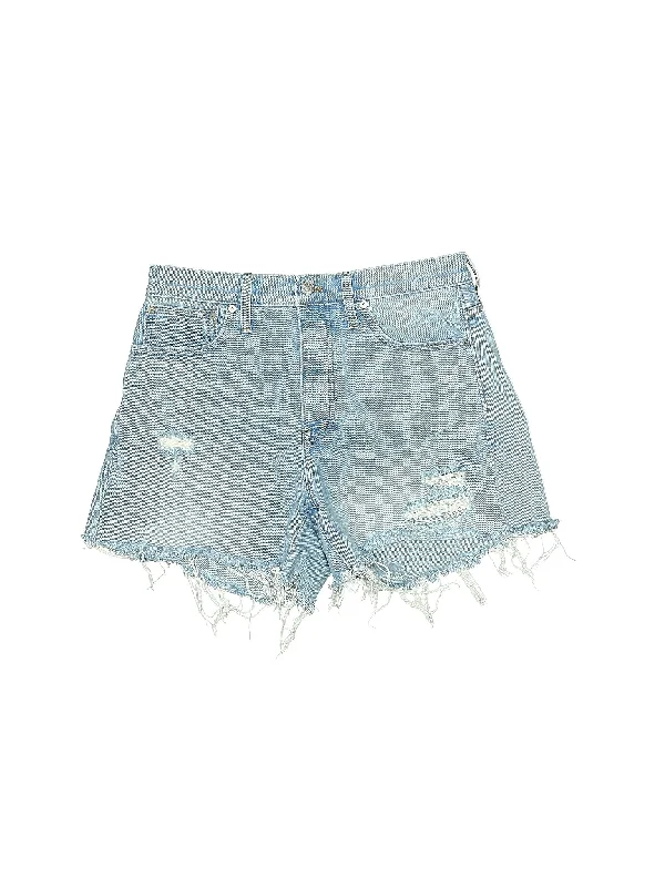 Floral Skirts for Romantic -High-Rise Denim Shorts