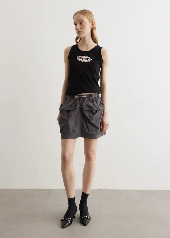 Lightweight cotton skirts for summer ease -O-Misis Gonna Cargo Mini Skirt