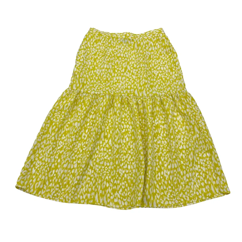 Vintage skirts for retro-inspired fashion vibes -YELLOW SKIRT MAXI by WHO WHAT WEAR Size:M