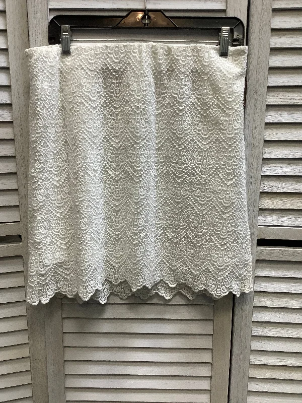 Wrap skirts with tie-front detail charm -White Skirt Mini & Short J. Crew, Size 6