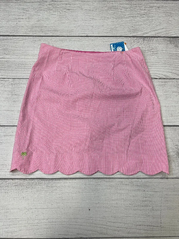 Vintage pencil skirts for nostalgic chic -Pink Skirt Mini & Short Lilly Pulitzer, Size 4