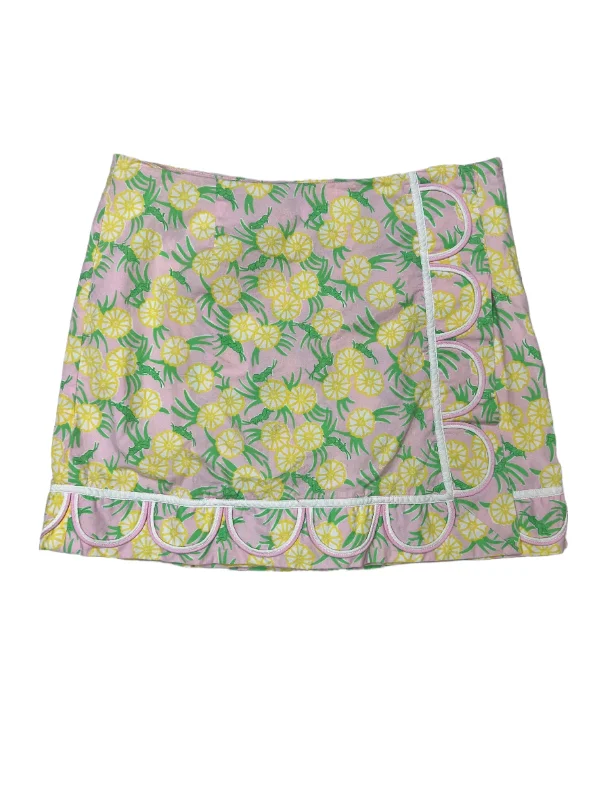 A-line midi skirts for balanced style -Pink Skirt / Skirt Mini & Short Lilly Pulitzer, Size 4