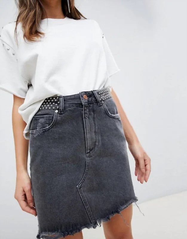 Georgia High Rise Skirt In Wilder