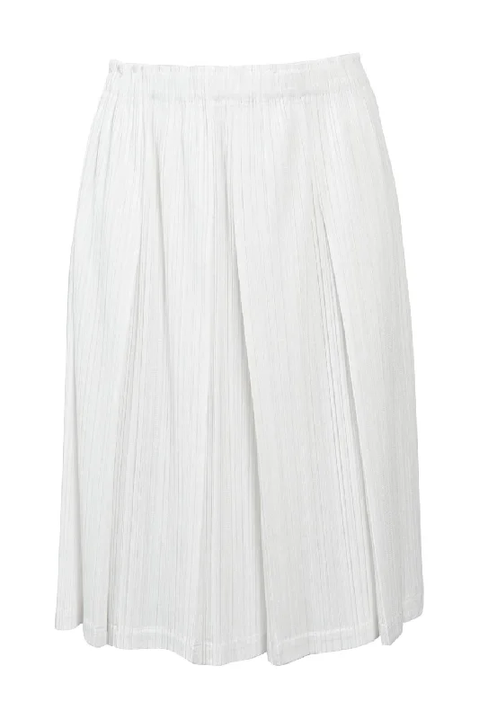 [WW39612] Pleats Please Issey Miyake | knee Length Skirt