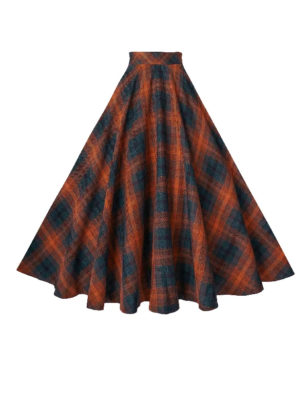 Cute pleated skirts for youthful school outfits -MTO - Lindy Skirt in "Hunters Plaid"