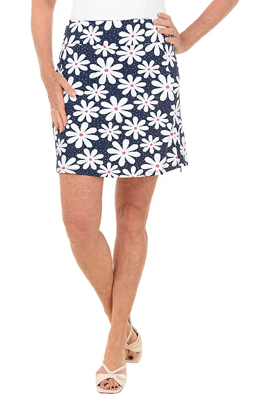 Polyester Skirts for Durable -Daisy Dots UPF50+ Pull-On Skort