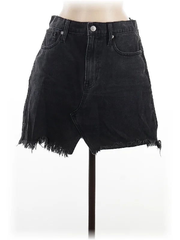 Mini Shorts for Youthful Vibe -Denim Skirt