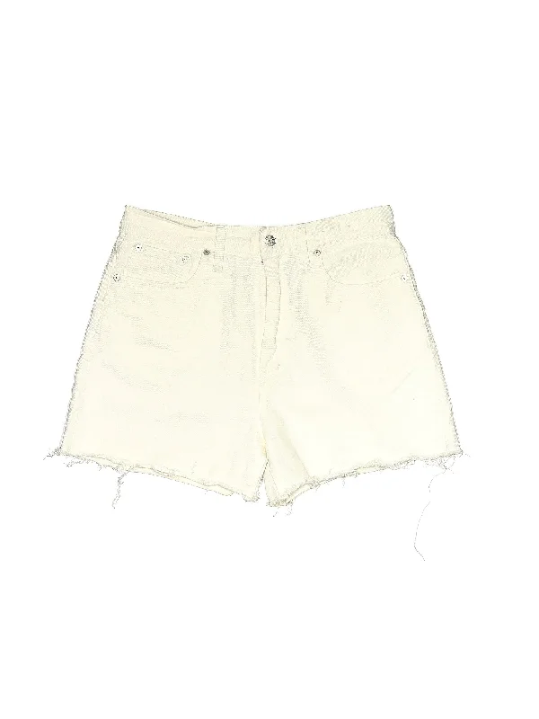 Floral Skirts for Romantic -Denim Shorts in Light Wash