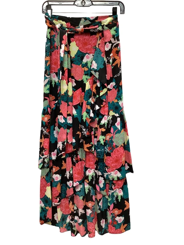 Affordable skirts for budget-friendly wardrobe updates -Floral Print Skirt Maxi Thalia Sodi, Size M