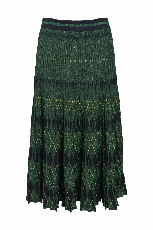 [WW37382] Baum Und Pferdgarten | Midi Skirt