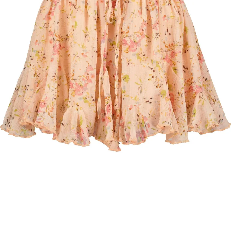 Good Vibrations Summer Flare Skirt In Romance