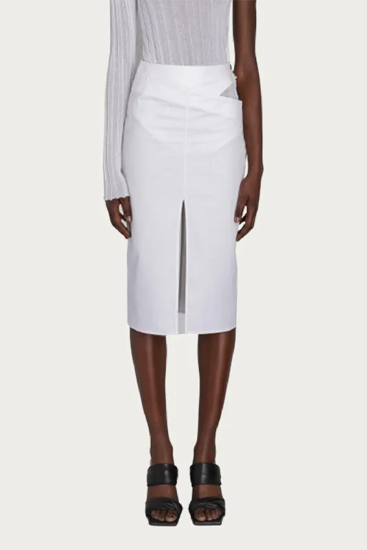 Tongs Skirt In White