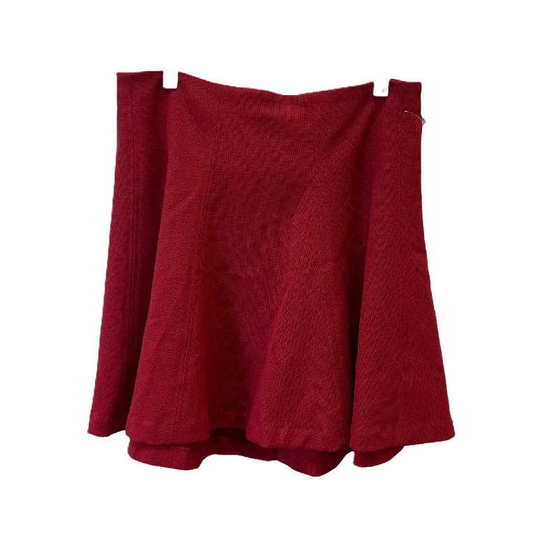 Luxury maxi skirts for dramatic flair -Red Skirt Midi By Old Navy, Size: 6