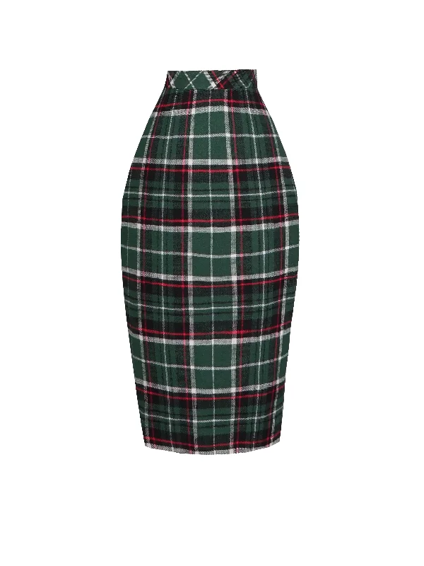 Vintage denim skirts for nostalgic charm -MTO - Denham Skirt in "Norwich Plaid"