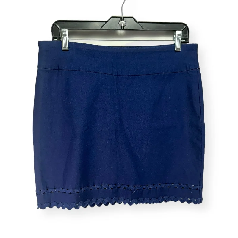 Durable skirts for long-lasting wardrobe staples -Navy Skirt Mini & Short Crown And Ivy, Size 10