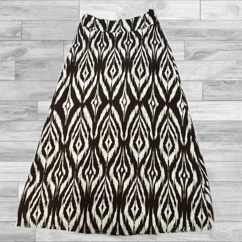 Classic skirts with subtle texture weave -Brown Skirt Chicos, Size 0