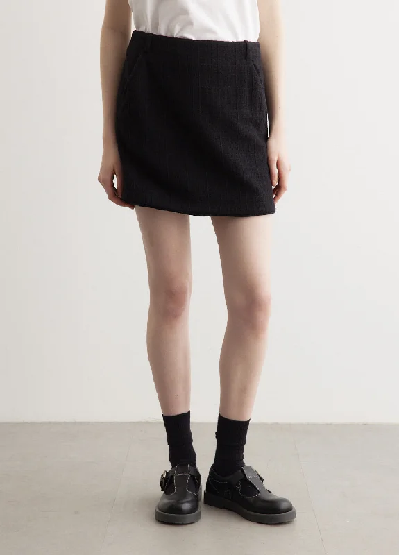 High-waisted mini skirts for retro vibes -Romane Skirt