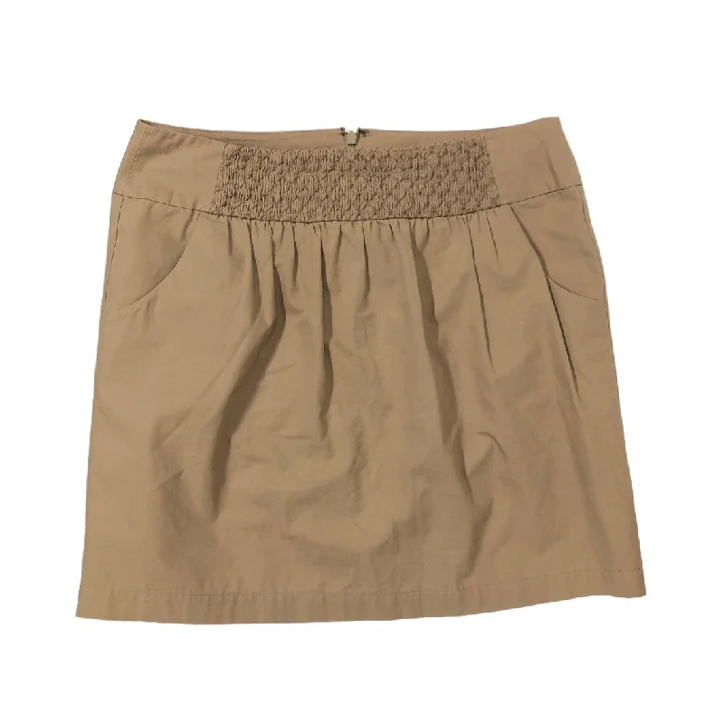 Vintage skirts with 70s-inspired designs -Tan Skirt Mini & Short Gianni Bini, Size 6