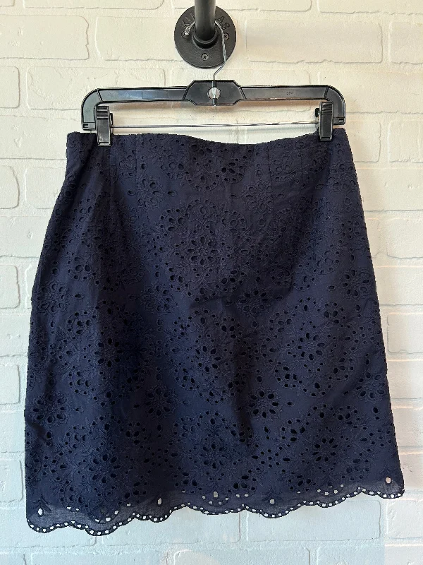 Luxury maxi skirts for dramatic flair -Blue Skirt Mini & Short Talbots, Size 10petite