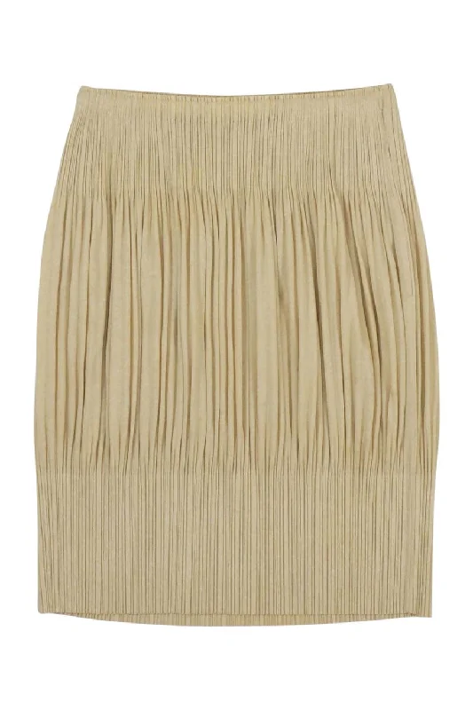 [WW30411] Pleats Please Issey Miyake | knee Length Skirt