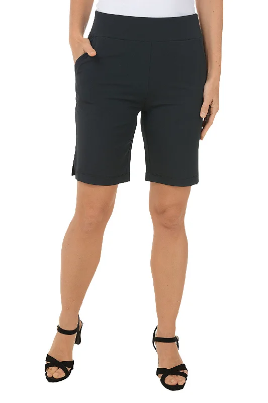 Wool Skirts for Warmth -Fairway Stretch Pull-On Bermuda Short