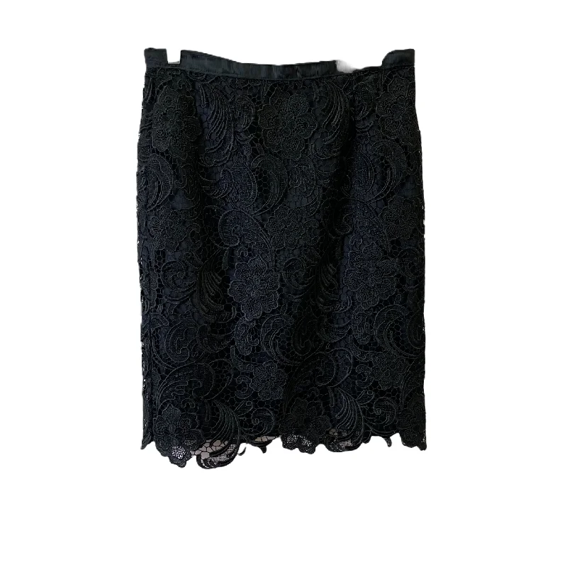 Lightweight skirts for warm weather comfort -Black Skirt Mini & Short By Adrianna Papell, Size: 10